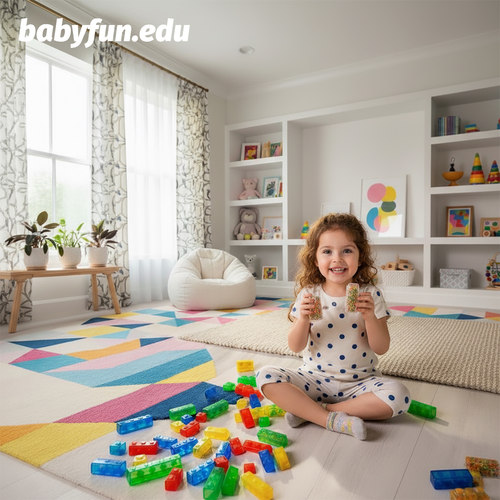 BABYFUN填充软积木透明彩色果冻积木幼儿童早教感官小红书玩具 - 图2