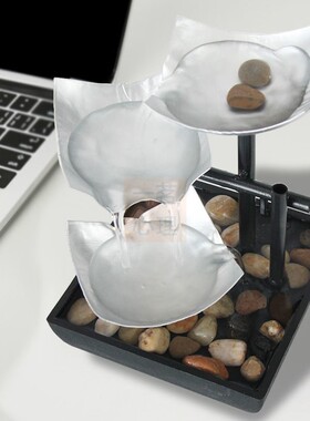 home decor流水摆件桌面喷泉工艺品办公室流水喷泉风水摆件