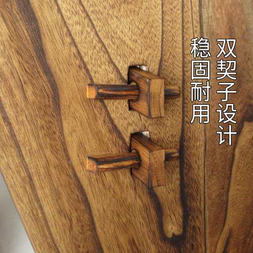 古琴桌凳桐木共鸣箱仿古实木组装拆卸便携初学者简约专业琴桌琴凳 - 图1