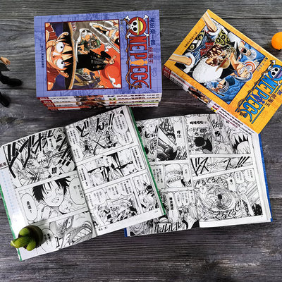 旗舰正版 海贼王漫画书全套1 10册航海王漫画小说书全集尾田荣一郎著海盗王路飞乔巴one Piece畅销书日本经典青春热血动漫书籍 虎窝淘