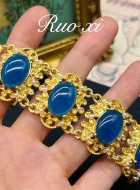 男女通用新款中古饰品vi手链