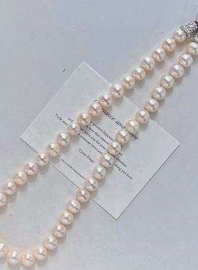 10mm左右高品质复古高光天然淡水