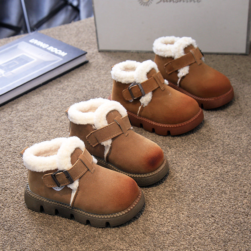 儿童棉靴大棉鞋子加厚保暖雪地棉2025冬季新款女童男童鞋加绒短靴,淘宝优惠券,粉丝福利购,淘宝优惠卷
