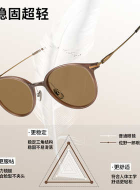 超轻茶色变色近视太阳镜开车旅游