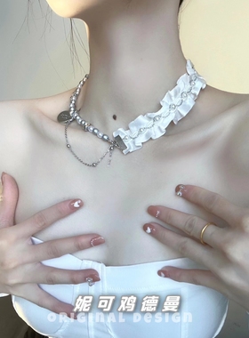 三种戴法原创金属项链仙女必备