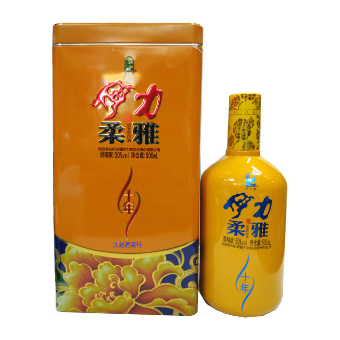 正品伊力柔雅十年500ml50度6瓶浓香型纯粮食伊犁利伊力特新疆白酒,淘宝优惠券,粉丝福利购,淘宝优惠卷