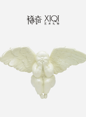 稀奇艺术风天使雕塑桌面摆件