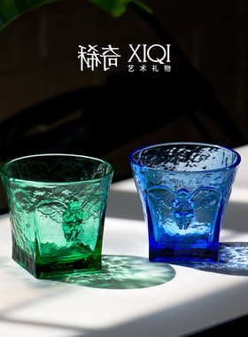 稀奇艺术设计大师戴昆联名《华彩杯》天使威士忌彩色酒杯结婚礼物