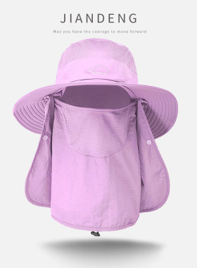 防晒帽子男女士夏季遮阳帽