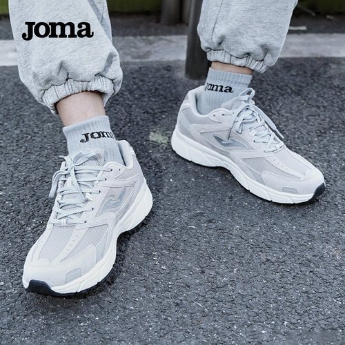 Joma新款复古慢跑鞋休闲鞋男女同款网面透气运动老爹鞋RRT50 - 图3