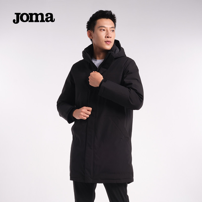 Joma冬季新款男子加厚运动羽绒服85绒子白鸭绒中长款保暖外套上衣,淘宝优惠券,粉丝福利购,淘宝优惠卷