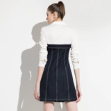 aui Женская юбка, комплект, лонгслив, платье, европейский стиль, коллекция 2023, яркий броский стиль