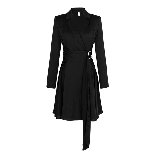 Весеннее платье, пиджак классического кроя, юбка, европейский стиль, 2021 года, городской стиль, яркий броский стиль