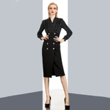 Сексуальный фонарь, лонгслив, осеннее длинное платье, V-образный вырез, средней длины