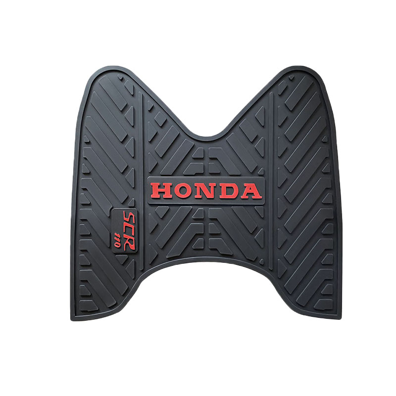 适用五羊本田摩托车新佳御脚垫WH110T-A-8脚踏板垫橡胶垫改装配件 - 图3