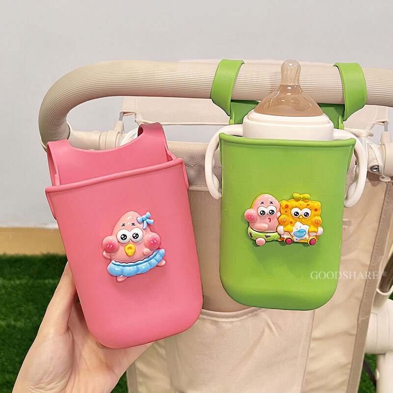 Baby stroller multifunctional cup holder storage bag