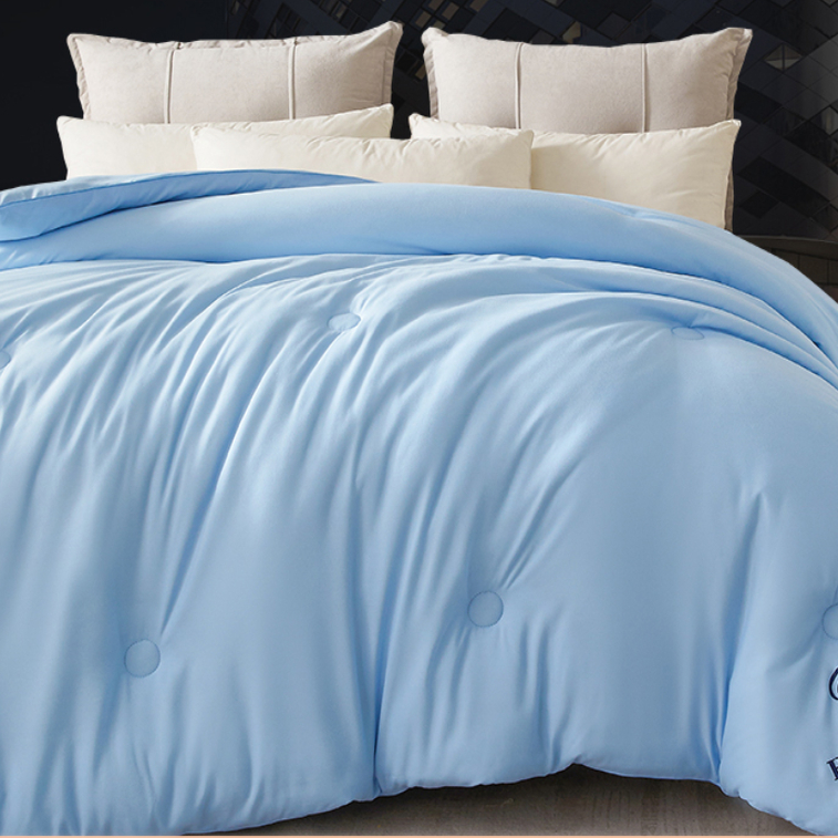 希尔顿酒店蚕丝被夏凉空调被春秋学生被子被芯加厚抗菌纯色冬被