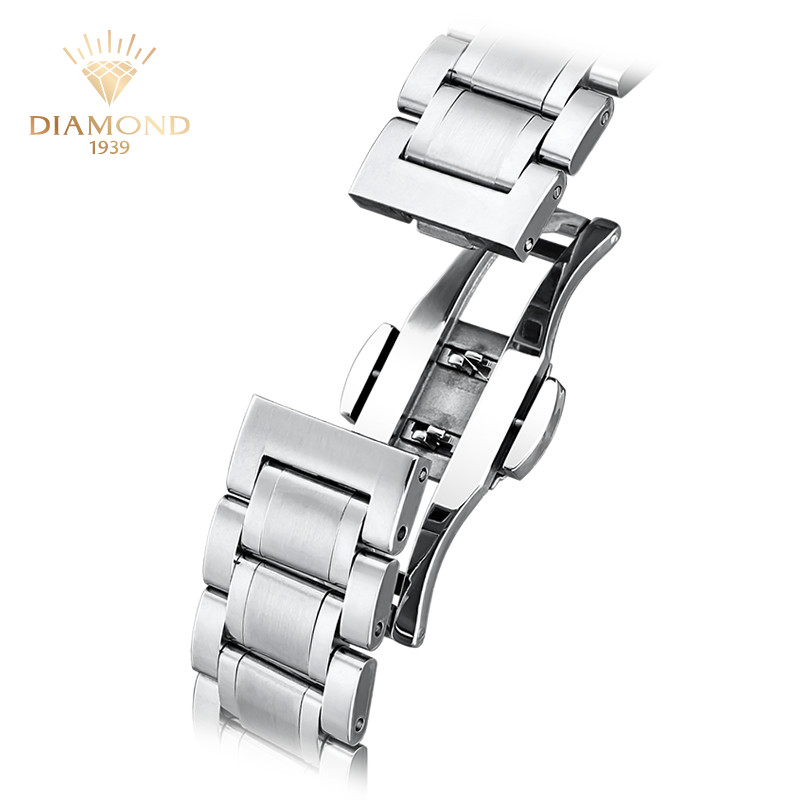 上海手表钻石牌自动机械表精钢简约钢带商务正品男士手表男S101NB 上海手表钻石牌自动机械表精钢简约钢带商务正品男士手表男S101NB