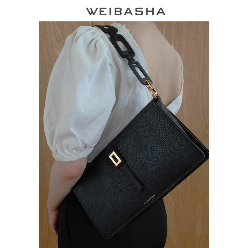 微芭莎小众2020新款潮网红真皮包包 微芭莎女士包袋