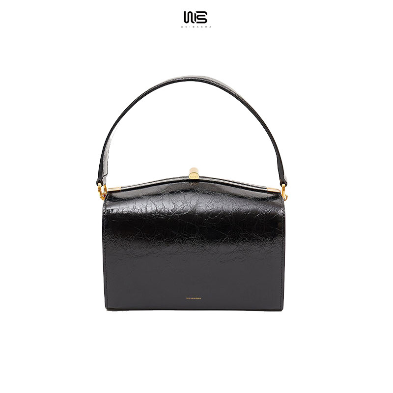 小众box 2022新款潮夹子轻奢单肩包 微芭莎女士包袋