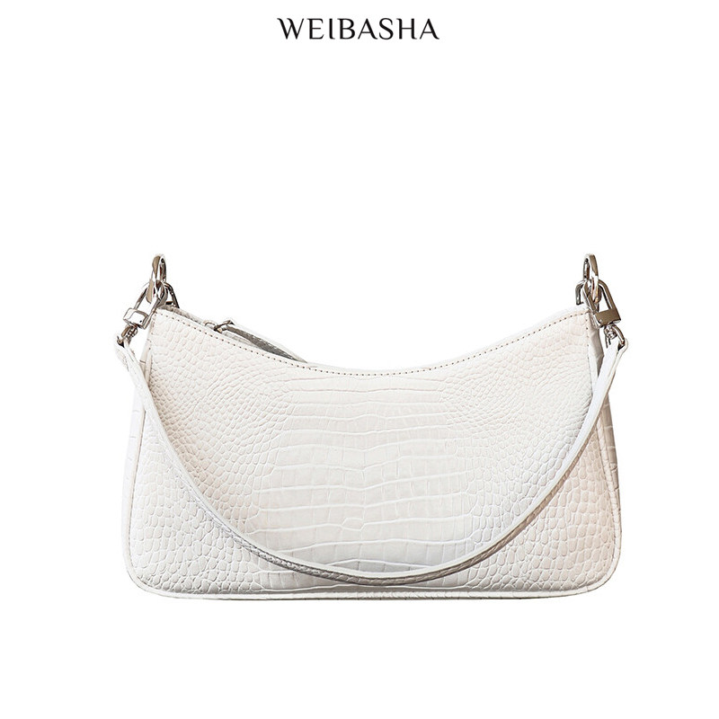 2020新款潮真皮女士手拿包感单肩包 微芭莎女士包袋