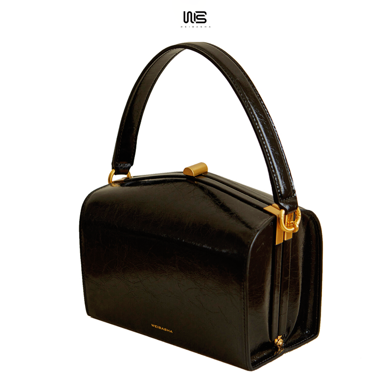 轻奢小众2022新款潮手提医生单肩包 微芭莎女士包袋