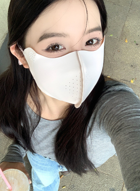 护眼角防晒口罩亲肤透气遮阳面罩