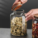 Meidu glass sealed jar large capacity tangerine peel storage jar