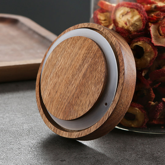 Meidu glass sealed jar large capacity tangerine peel storage jar