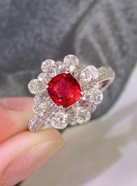 适合日常佩戴的高级珠宝绝地武士戒指总重5.2g【GUILD国际证书】