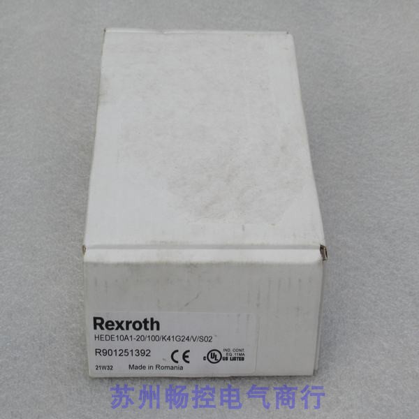 全新REXROTH开关 HEDE10A1-20/100/K41G24/V/S02力士乐R901251392 - 图3