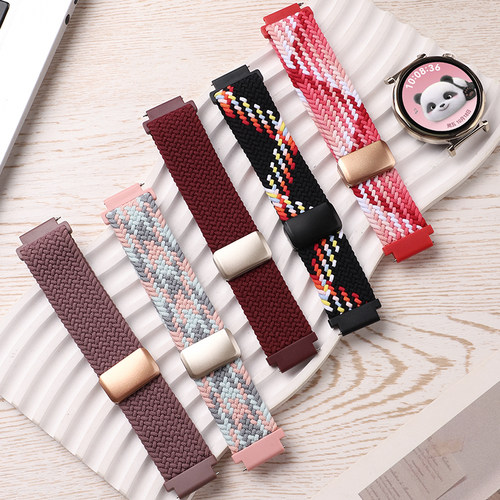 适用于华为GT6手表gt4表带gt5pro编织watch3磁吸扣GT3尼龙2E运动pro智能ecg时尚荣耀magic2腕带男女46/42配件 - 图3