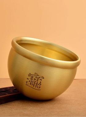 招财缸钵聚宝盆式办公室摆件礼物