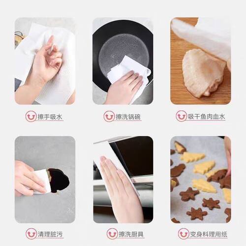 懒人抹布不沾油厨房用纸可水洗干湿两用一次性洗碗布家务清洁吸油 - 图0