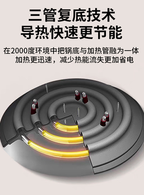 惠当家304不锈钢电热锅