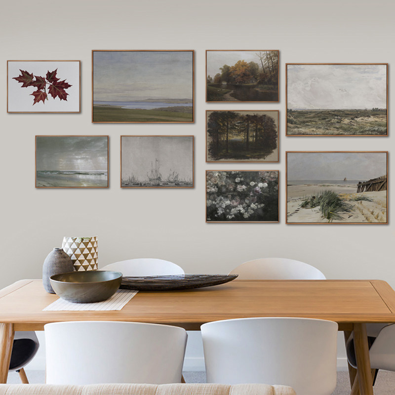 法式复古乡村田园组合装饰画画芯北欧艺术风景素描静物南法风挂画,淘宝优惠券,粉丝福利购,淘宝优惠卷