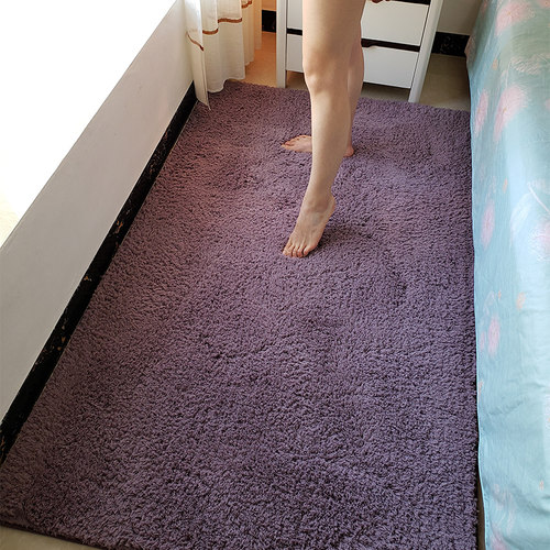 加厚羊毛绒地垫客厅茶几小地毯少女公主房间可爱垫子卧室床边地毯 - 图0