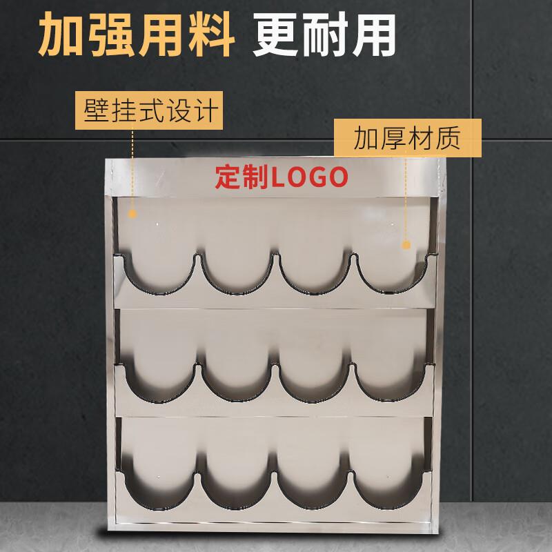 304不锈钢安全帽架工地工厂员工头盔架落地存放架挂壁式展示架子 - 图2