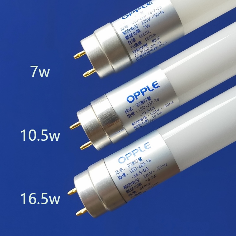 欧普T8LED灯管节能超亮灯条OPPLE16.5w24w双端进电条形双管日光灯 - 图2