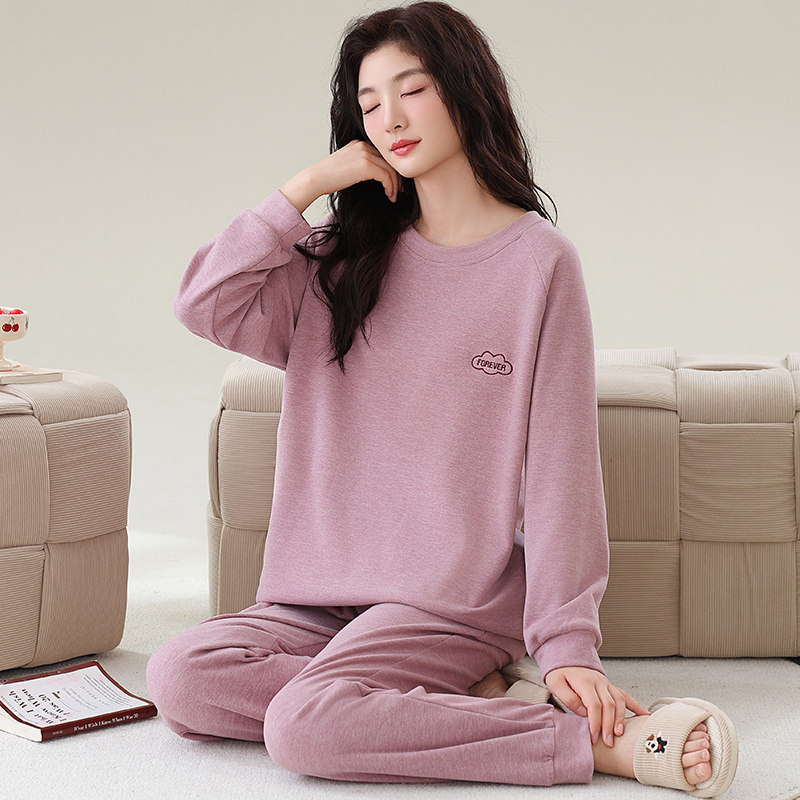 大码加厚德绒睡衣女款冬季2025新款秋冬磨毛保暖高级感家居服套装,淘宝优惠券,粉丝福利购,淘宝优惠卷