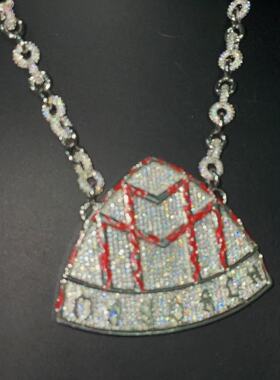 Sasi同款嘻哈满钻迈巴赫项链百搭嘻哈饰品项链饰品