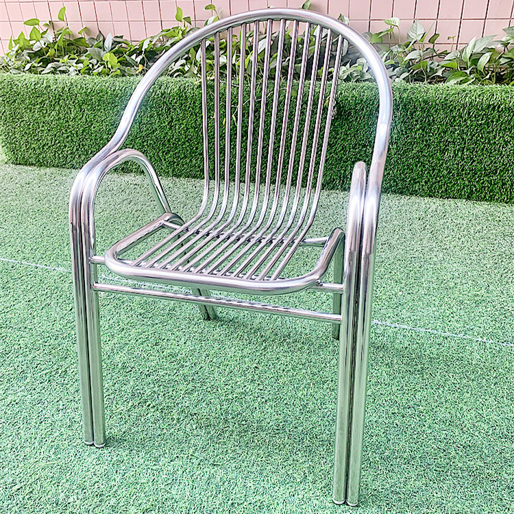不锈钢椅子凳子靠背椅家用餐椅网红户外乘凉喝茶加厚农村老式沙发,淘宝优惠券,粉丝福利购,淘宝优惠卷