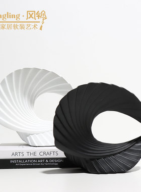 简约现代抽象天使人物雕塑摆件样板间酒店玄关客厅书房软装