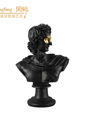 酒店会所别墅雕塑拳击手软装