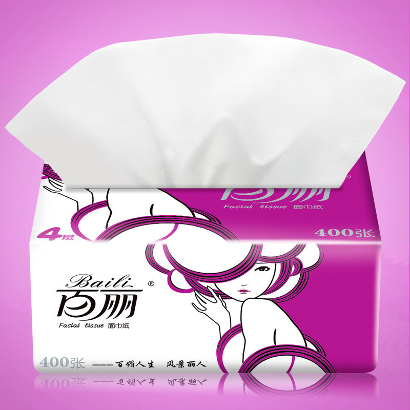  百丽洗护抽纸