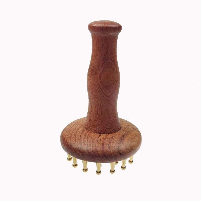 纯黄铜手柄经络刷黄铜按摩梳瘦小腿筋络刮痧神器揉腹仪肚子按摩器,淘宝优惠券,粉丝福利购,淘宝优惠卷