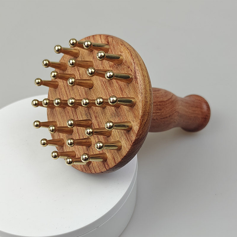 纯黄铜手柄经络刷黄铜按摩梳瘦小腿筋络刮痧神器揉腹仪肚子按摩器,淘宝优惠券,粉丝福利购,淘宝优惠卷