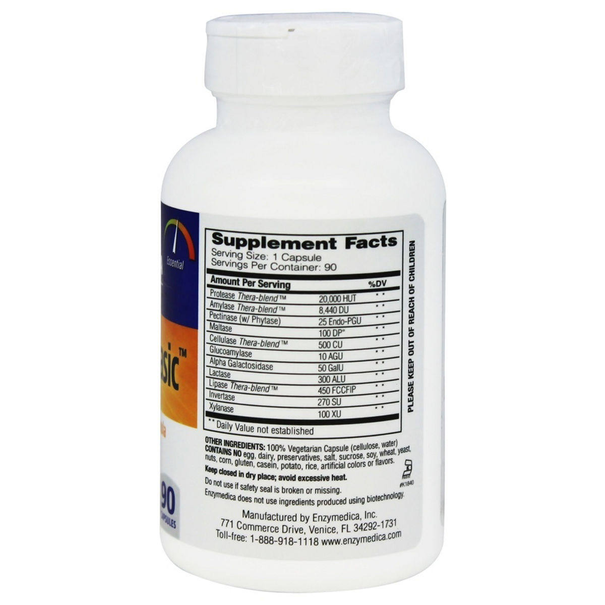 enzymedica基础消化必需酶粒胶囊 LuckyVitamin海外酵素