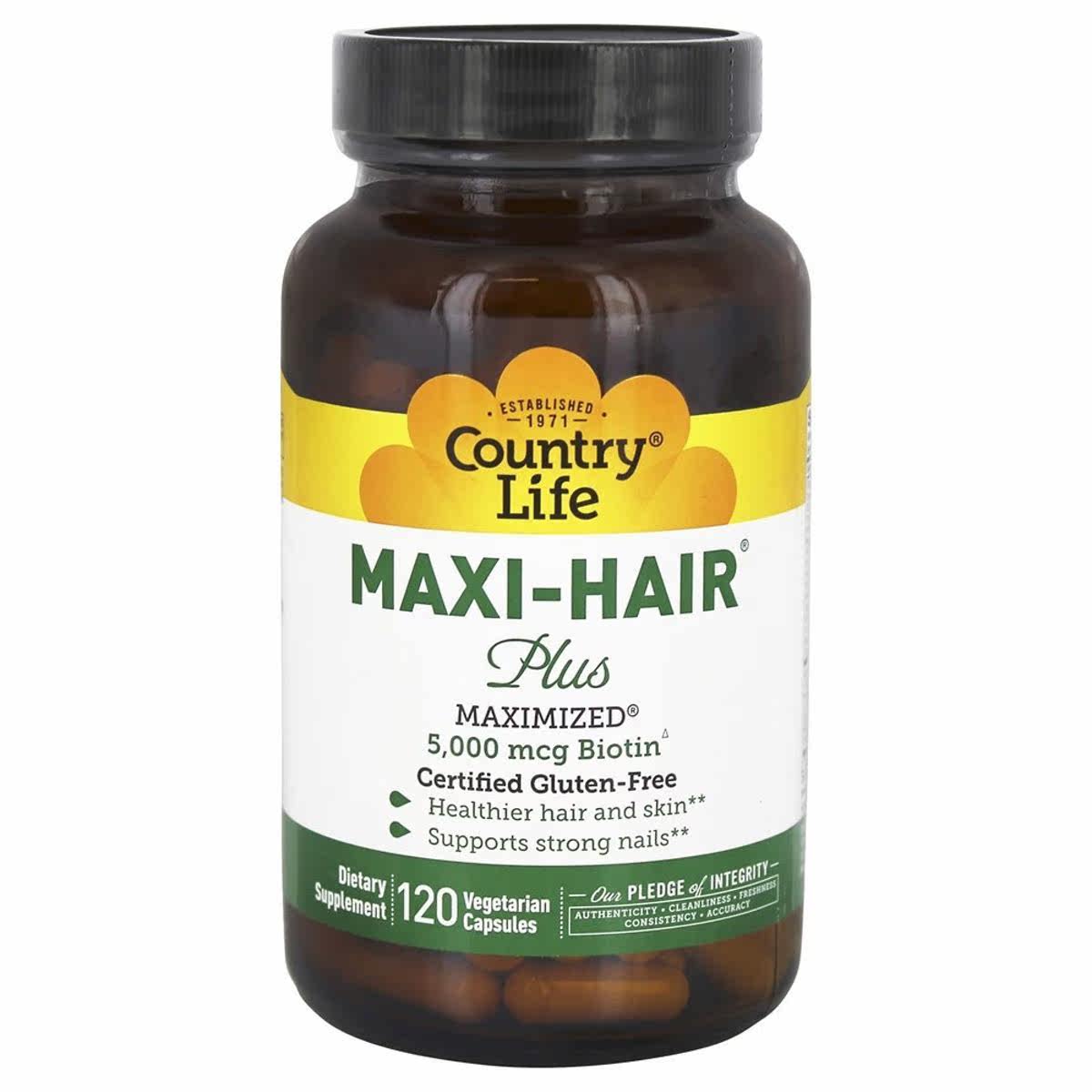 乡村生活护发素食(5000mcg)粒胶囊 LuckyVitamin海外复合维生素/矿物质