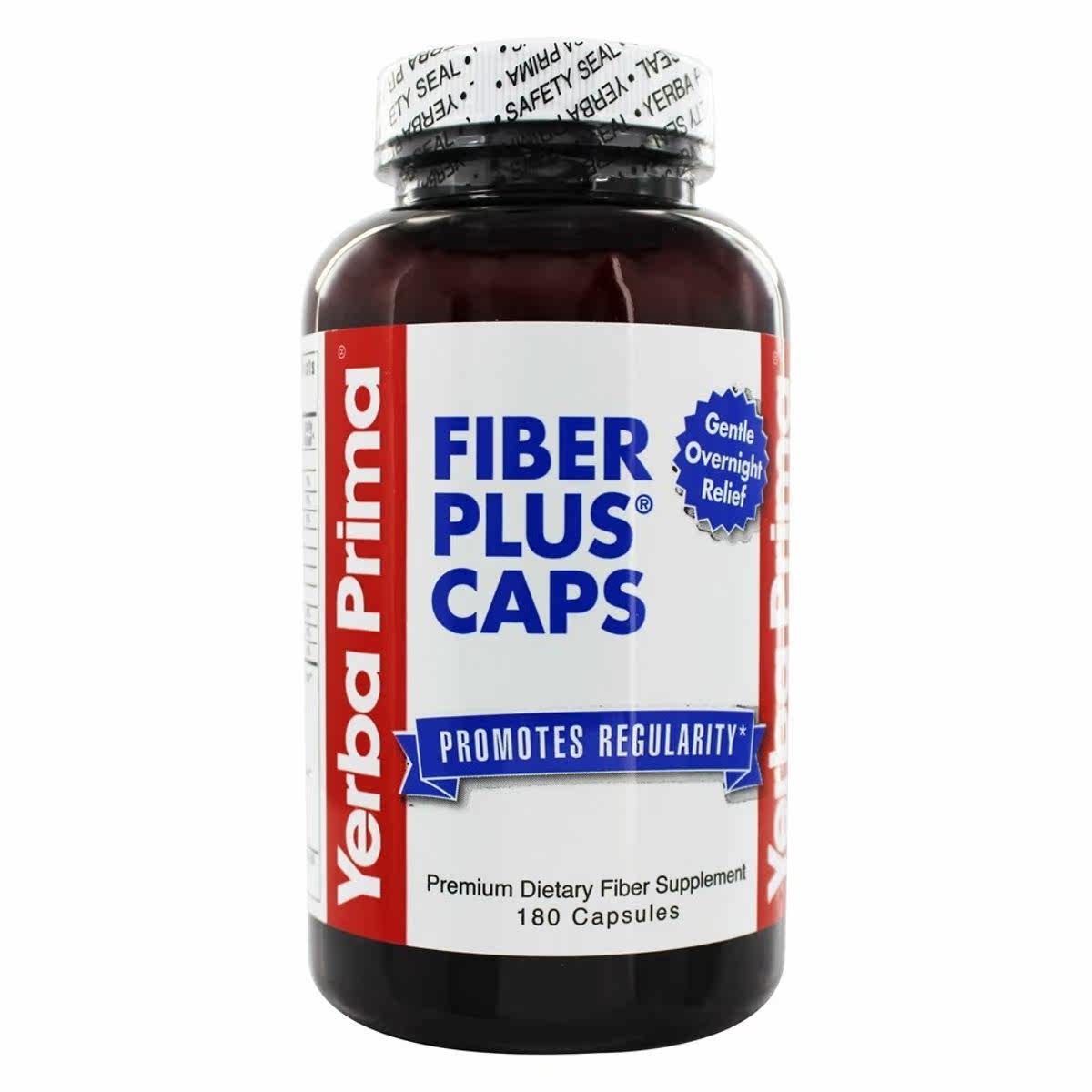 yerba prima-纤维加帽625-180胶囊 LuckyVitamin海外其他膳食营养补充剂